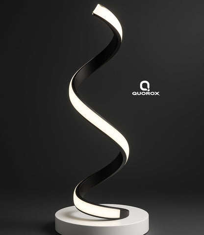 Lámpara de escritorio en espiral LED