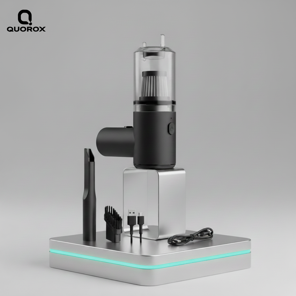 Aspiradora Portátil Pro - Limpieza Rápida y Potente | Quorox